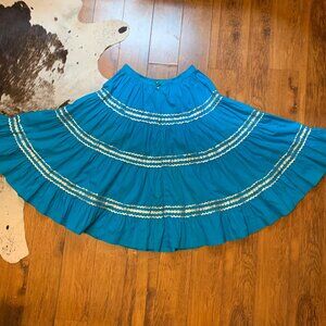 Vintage 1950's Patio Skirt - size small